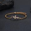 Personalized Retro Cross Couple Bracelet For Women Men Simple Adjustable Bracelets Couple Jewelry Gifts