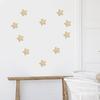 Yousheng 10 Pcs Star Wall Decoration Wooden Boho Star Wall Decor Nursery Wall Star Decoration for Baby Room Kids Bedroom