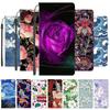 Кожаный чехол-книжка для телефона Xiaomi Redmi 15 5G 4G Чехлы для телефона Redmi 15C 4G Global /15C EU Подставка Магнитная крышка телефона Цветочный