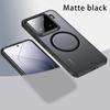 Для Magsafe Магнитный акриловый чехол из ПК для Xiaomi 15 Pro Mi15 Ударопрочный беспроводной зарядный матовый чехол для Xiaomi 14T 14 T 14pro 13T 13 T Shell