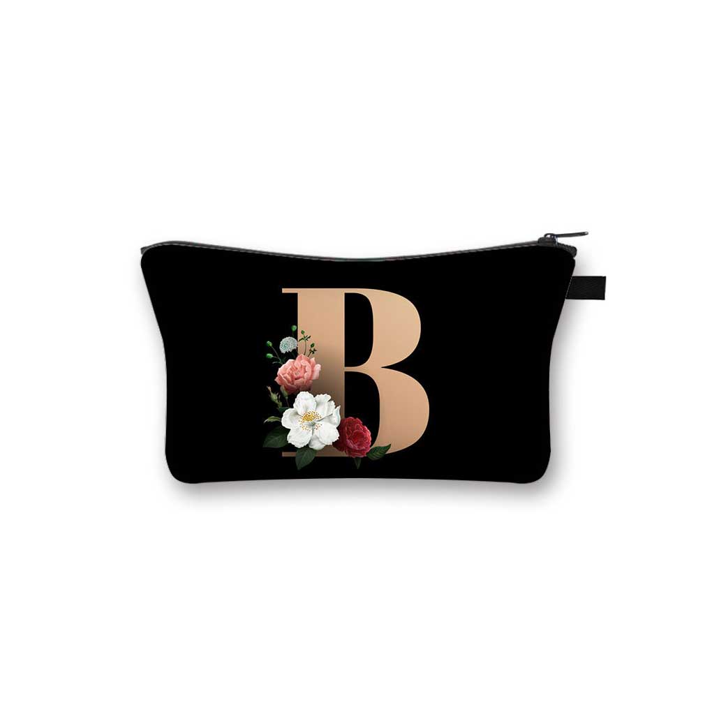 Cosmetic Bag Letters Toiletry Makeup Case Large Capacity Wash Make-up Storage Organizer Travel Portable Organizers Women