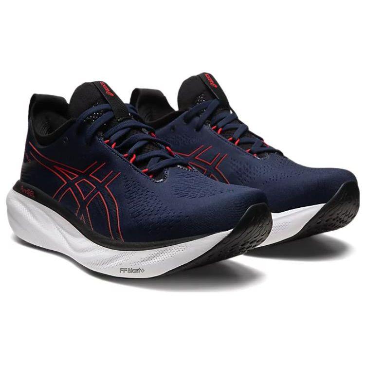 Asics Кроссовки мужские Gel Nimbus 25 Midnight Electric красные синие 1011B547-401