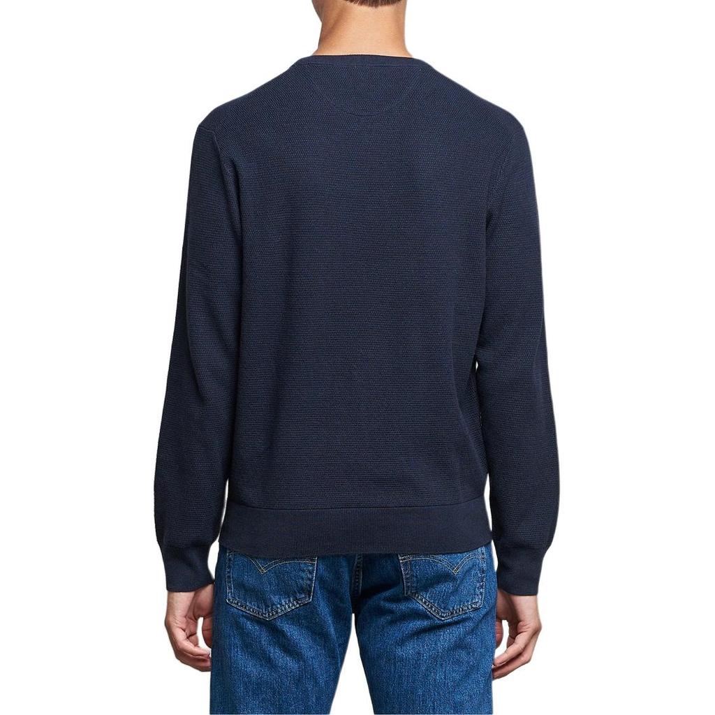 Polo Ralph Lauren Embroidered Crew Neck Long Sleeve Sweater Men Sweater Navy-Blue MNPOSWE16821530-410
