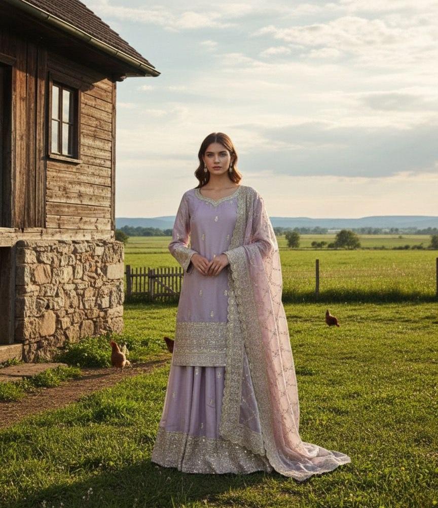 Красивый готовый женский набор Сальвар Камиз Палаццо Индийский Болливудский Сальвар Костюм Платье