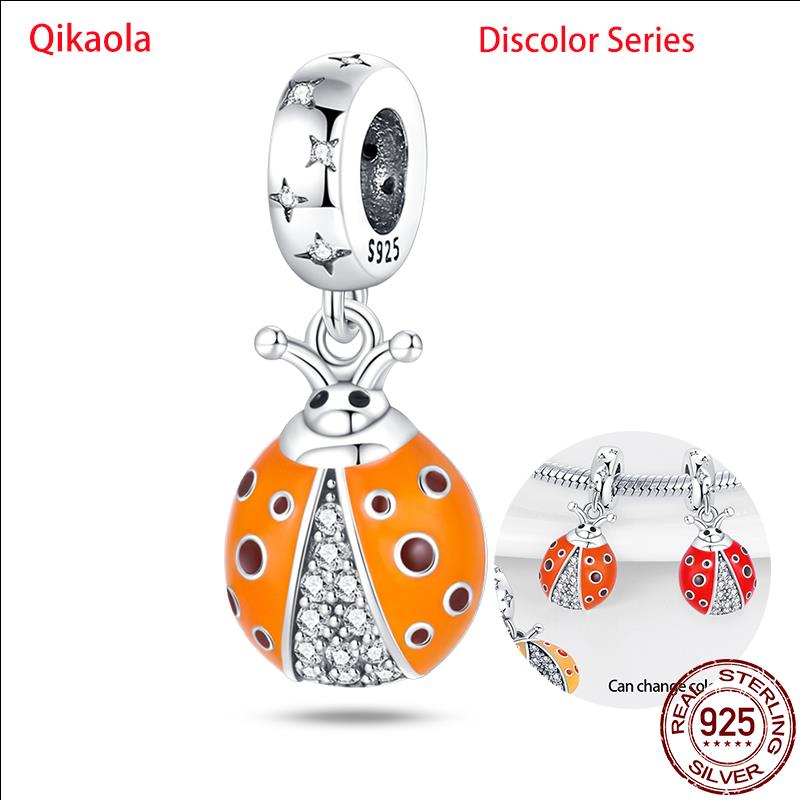 Original 100% sS925 Sterling Silver Luminous Octopus Ocean Series Charms Fit Bracelet DIY Beads Ms Jewelry Gift New In