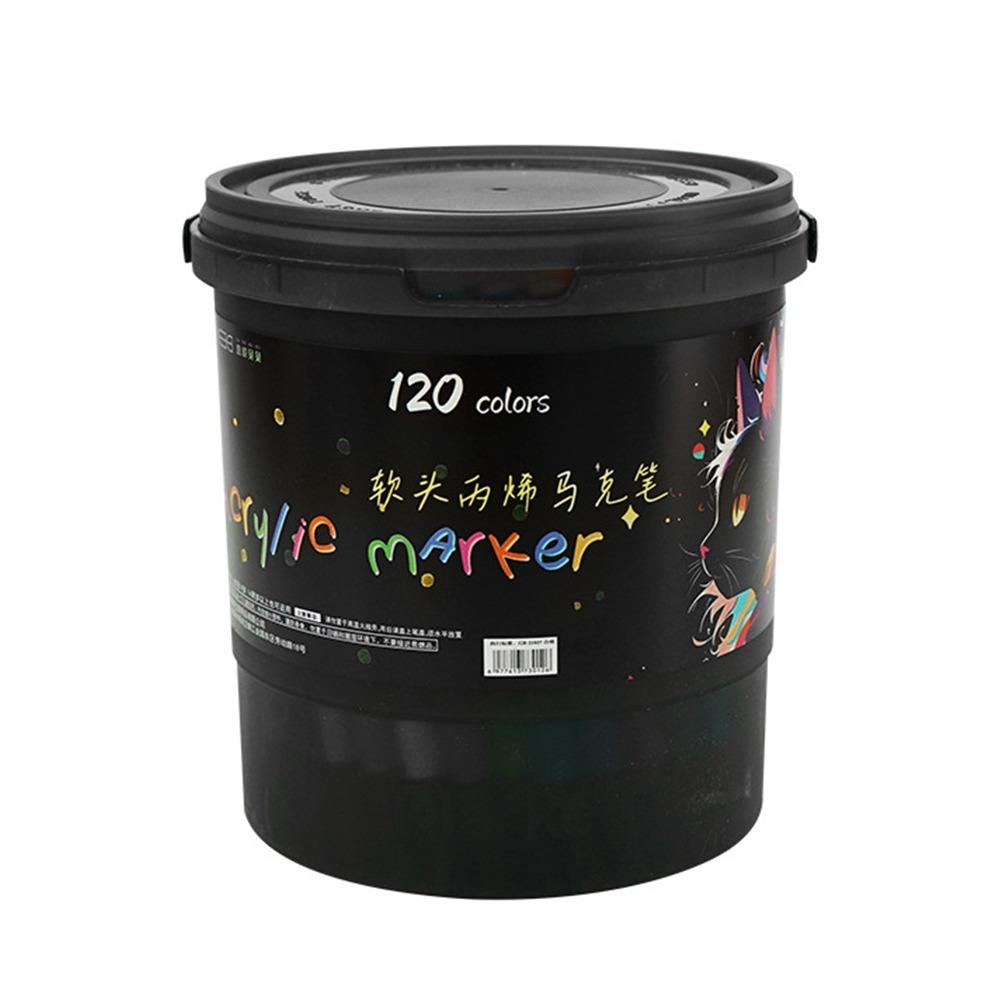 Нетоксичный акриловый маркер Мягкий наконечник Мягкий наконечник Маркер Простой акварельный маркер Студенческое искусство