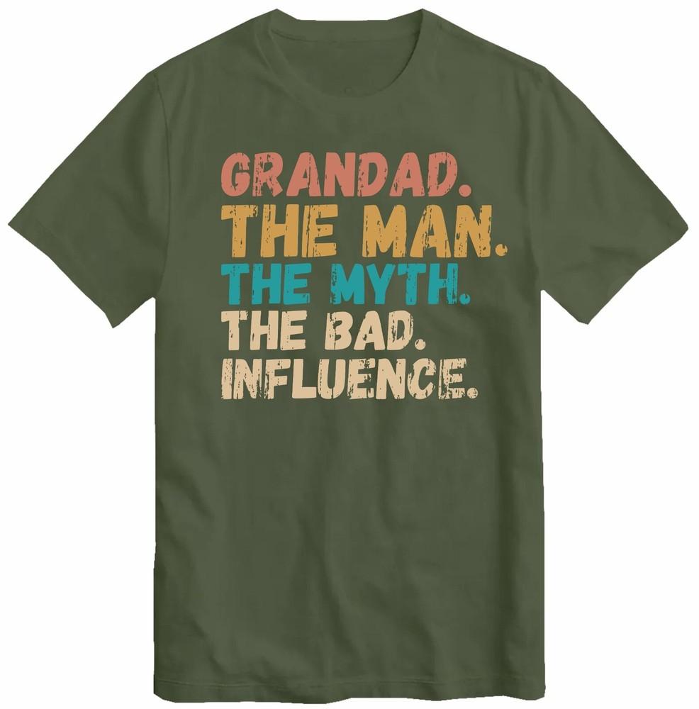 Grandad The Unisex The Myth Tshirt Best Gift For Grandfather Christmas Tee Top