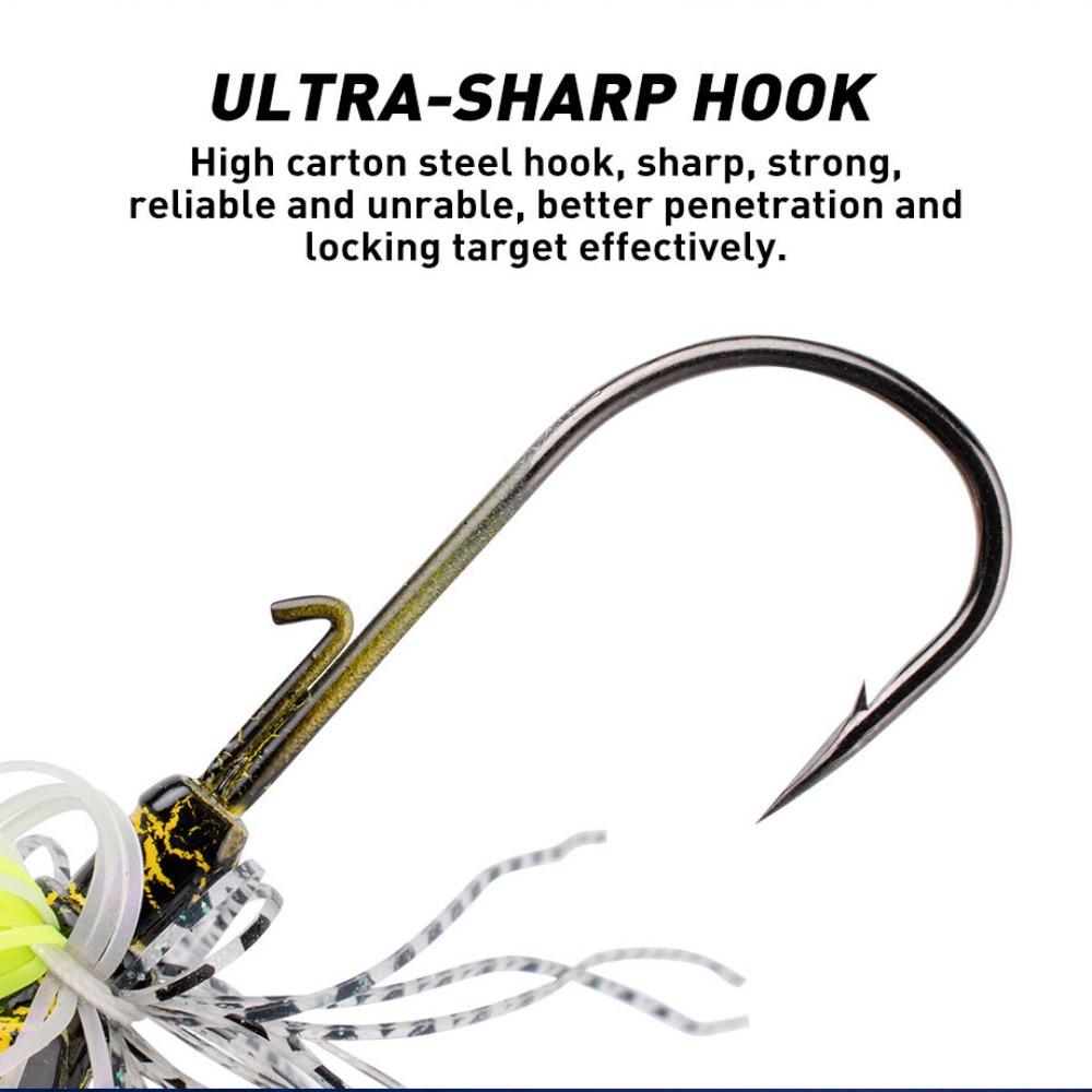 Мягкая приманка Chatter Bait Спиннербейт Воблер Незацепляйка Рыболовная приманка Для Басса Щуки Судака Рыбы