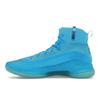 Under Armour Curry 4 Retro Flooded Men Sneakers Blue Capri Metallic-Gold 1298306-404
