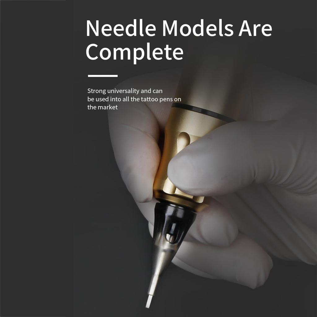 10 шт. иглы для картриджей для татуировки, профессиональные одноразовые полуперманентные иглы для макияжа бровей и губ для тату-машинки