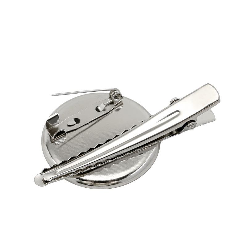Brand Handmade DIY Metal Brooch Tray Round Disc Pin Buckle Pin Different Size for Choice