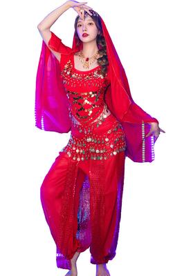 Костюм для танца живота Brightlara Jasmine Arabian для Хэллоуина, косплея, больших размеров (jsm-RE-M)