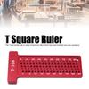 100mm Metric Scale T-Type Ruler Easy Writing Woodworking Square  Carpenter Use