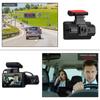 1080P HD HD Car DVR Driving Recorder Dual Lens Vehicle Wide Angle Dash Broad Camera Night Vision Dashboard Camera For Parking Monitoring Dash Cam