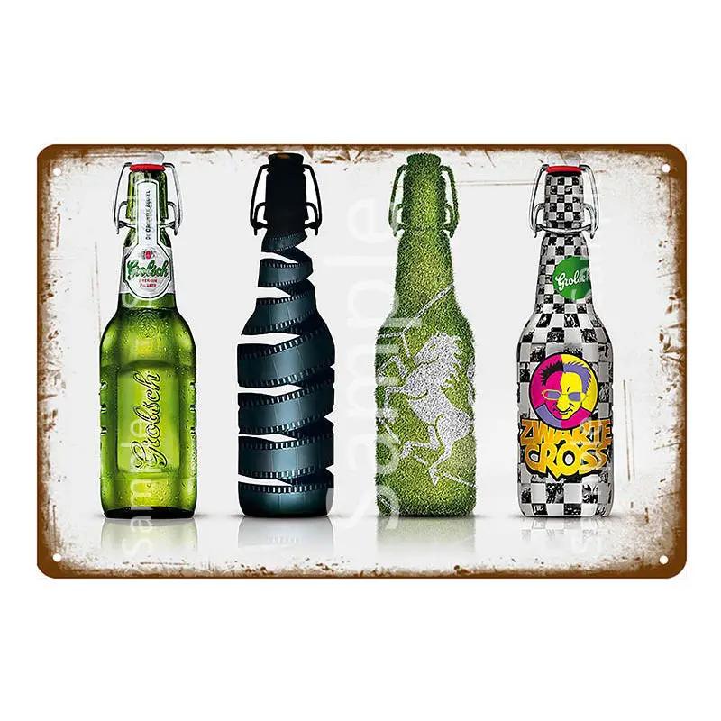 Grolsch Lager Beer Metal Poster Tin Signs Wall Art Painting Decorative Plaque Bar Pub Club Home Decor Art Crafts YK052