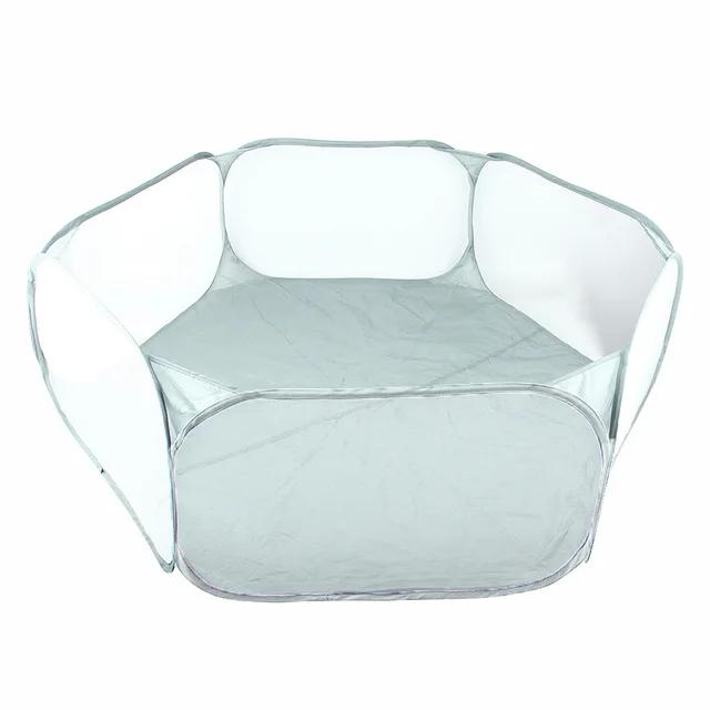 Portable Pet Fence Kitten Pet Dog Cage Folding Cage Playpen for Hamster Hedgehog Small Animal Breathable Puppy Rabbit Guinea Pig