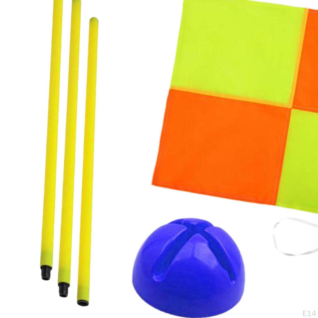 Футбольный уголок с флагом, футбольное поле, игровое оборудование для