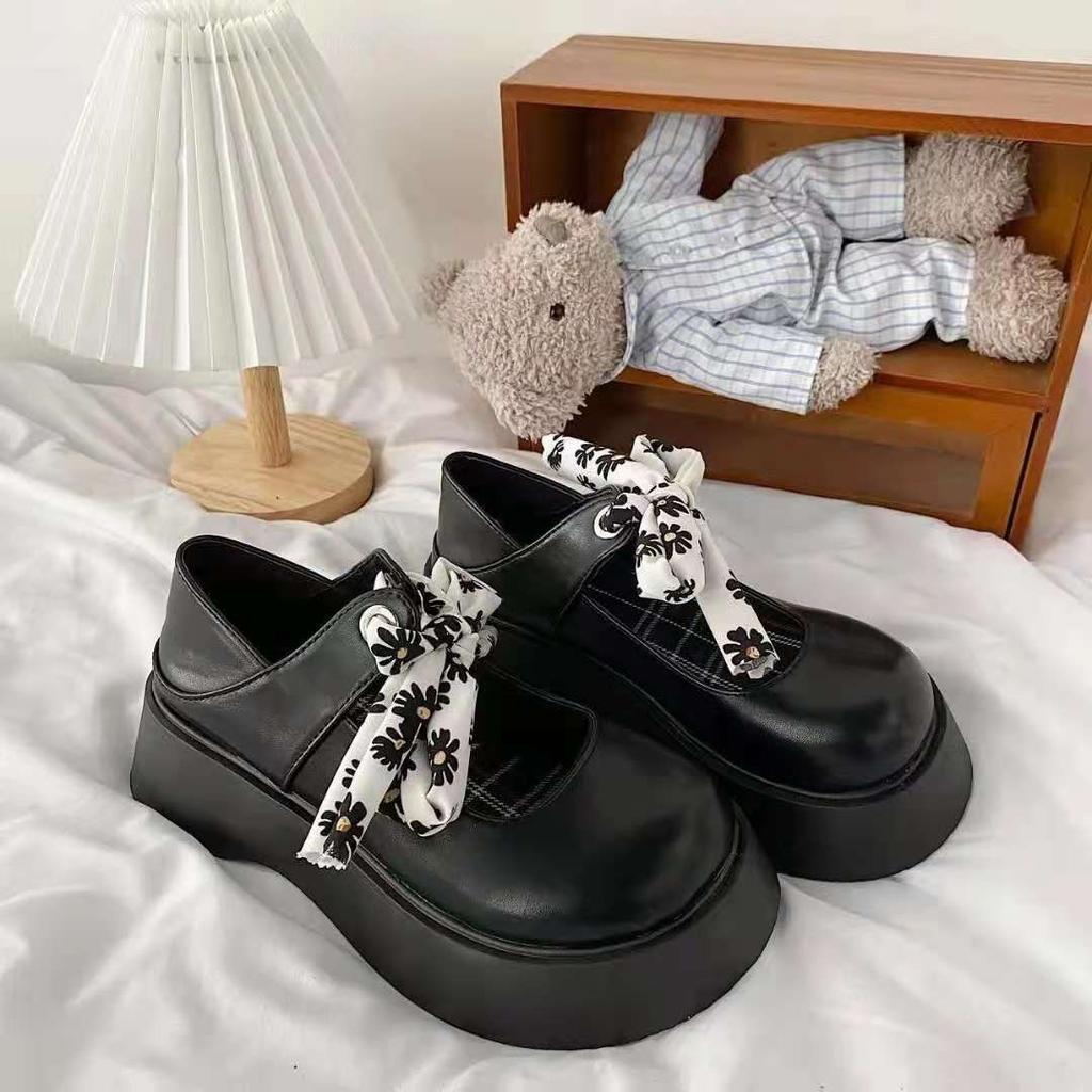 Модные туфли Лолиты для женщин, японские туфли Мэри Джейн, женские винтажные туфли для девушек, студентов, JK, туфли на высоком каблуке и платформе, косплей, большие размеры
