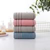 Мягкое, впитывающее полосатое полотенце для лица - хлопковая смесь для домашнего использования