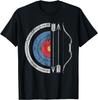 Archery Target Bow and Arrow Marksman Quiver for Archers T-Shirt Unisex Summer Streetwear Tops Mens T Shirt Camiseta Hombre