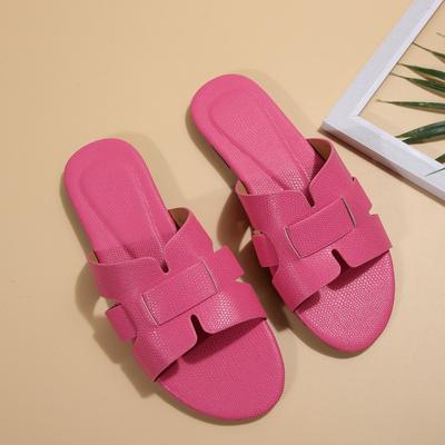 Модные женские сандалии большого размера, летние, новые, квадратные, с неглубокой горловиной, с мягкой подошвой, на плоской подошве