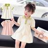 2024 New Girls' Short-Sleeved Polo Dress - Stylish Summer Princess Dress for One-Year-Olds