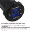Digital LED Voltmeter Ammeter Round Gauge Current Meter for Motorcycle Car Boat