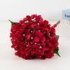 6pcs Fake Flowers Artificial Hydrangea Flowers Stems 47cm Real Touch Hydrangeas for Home Table Centerpieces Wedding Party Decoration