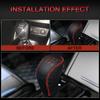 Accessories For Hyundai Creta Ix25 2018 Leather Gear Head Shift Knob Cover Collars Handbrake Cover
