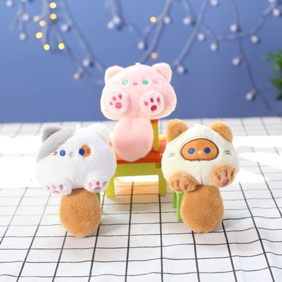Новая Милая Милая Повседневная Кошка Плюшевая Игрушка Кукла Подвеска Сумка Подвесное Украшение Кукла Брелок