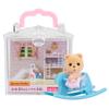 Sylvanian Families Детский домик ST Mark Возраст 3+ и Игрушка Sylvanian Epoch (Лошадка-качалка) Сертифицирован B-38, Вверх, Кукольный домик, Семьи,