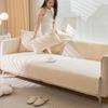 New Cream Wind Sofa Cushion Anti-scratch Sofa Cover Solid Color Chenille Non-slip Four Seasons Universal Sofa Protection Cover