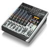 Аналоговый микшер Behringer XENYX QX1204USB с USB-интерфейсом, черный, 12-канальный, компрессор с одним регулятором, эффекты, интерфейс,