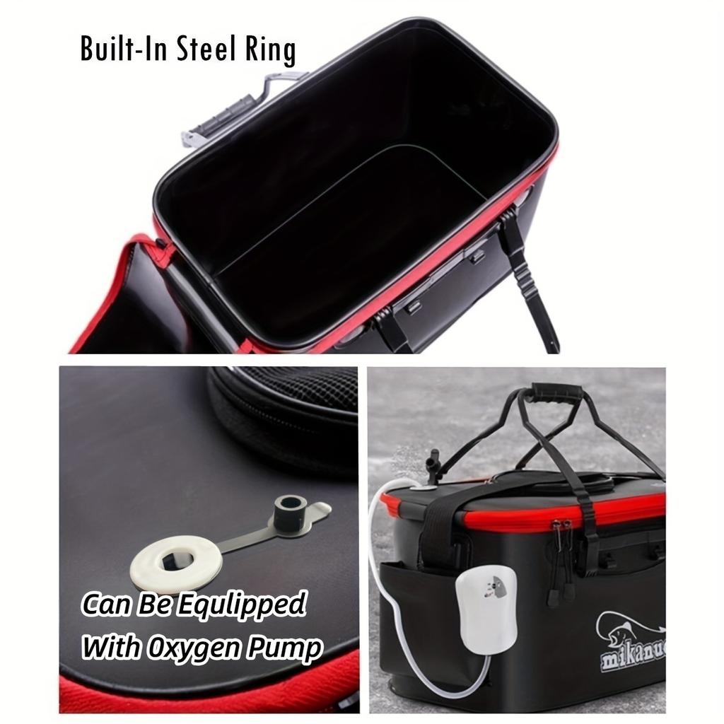 Портативная рыболовная сумка из ЭВА, складное рыболовное ведро, ящик для живой рыбы, контейнер для воды для кемпинга