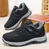 Winter New Men's Cotton Shoes Men's Winter Velvet Thickened Velcro Convenient Elderly Shoes Warm Walking Shoes Cotton Boots Men