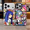 Япония Чехол для телефона Tokidoki для iPhone 17,16,15,14,13,12,11 Plus,Pro Max, Цветной серебристый чехол для телефона