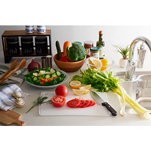 R(R) Silicone Cutting Board, Lightweight and Compact, Floating Storage, SM-812 Silicone Cutting Board, Medium, Light Gray