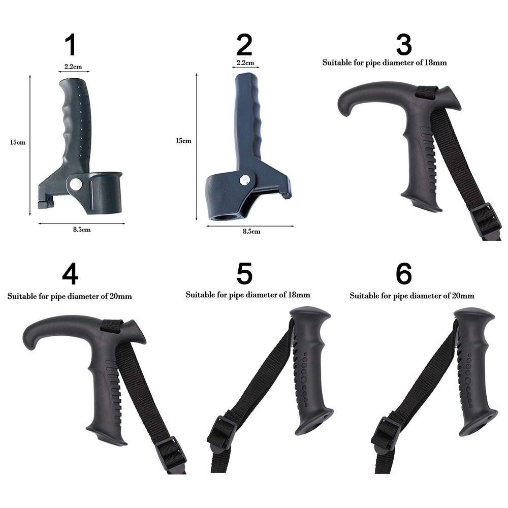 Pole Handle Parts Walking Stick Cane Monopod Head Attachment Monopod Handle Adapter Converter Grip