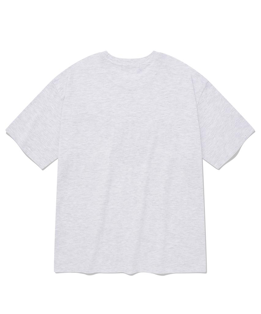 SAINTPAIN Sp Angel Team Logo T-Shirt - Ash Melange