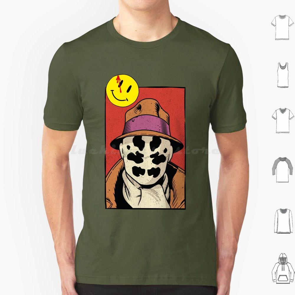WatchmenRorschach T Shirt 6xl Cotton Cool Tee Rorschach Watchmen Comics Vintage Classic Retro Textured Comic Walter Joseph