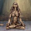 Mini Earth Mother Gaia Statue Goddess Resin Craft Ornaments Home Decoration Gift