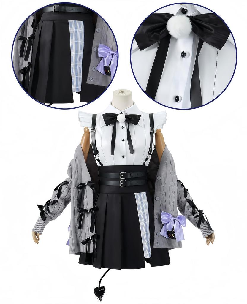 VTuber Cosplay Towa Tokoyami Cosplay Costume VTuber Cosplay Towa Towa Cosplay Costume Virtual YouTuber VTuber Cosplay Hololive [NOKIJP] (Tokoyami