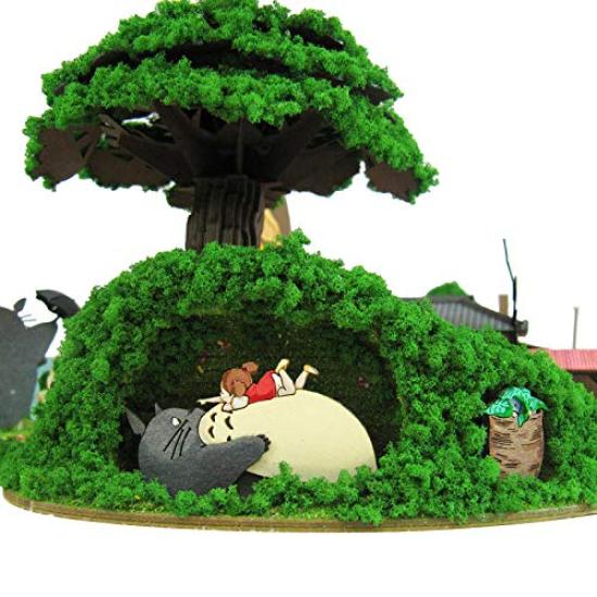 Sankei Studio Ghibli Series Мой сосед Тоторо Диорама Полная Тоторо Бумажная поделка MK07-35