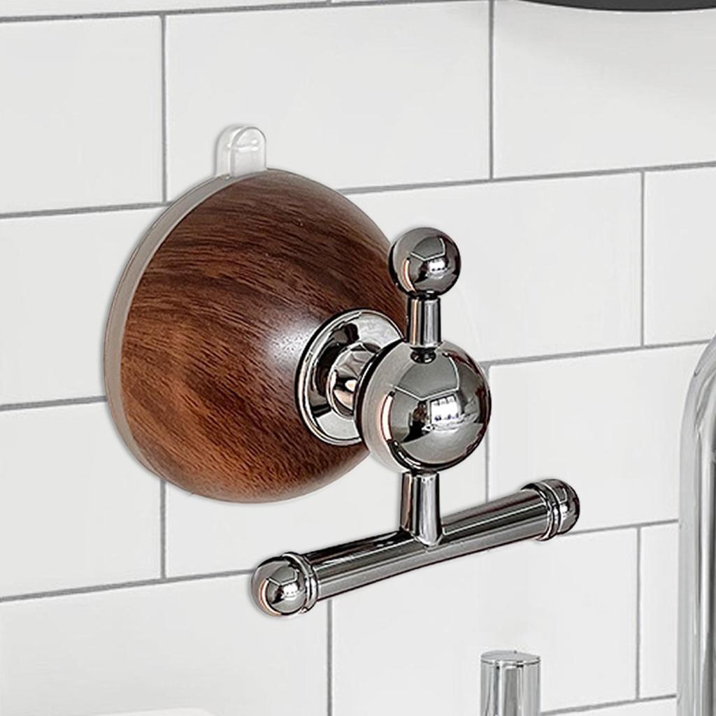 Bathroom Suction Hooks No Drilling Heavy Duty Storage Hanger Bath Robe Organizer Hook for Tile Glass Wall Door Window Mirror