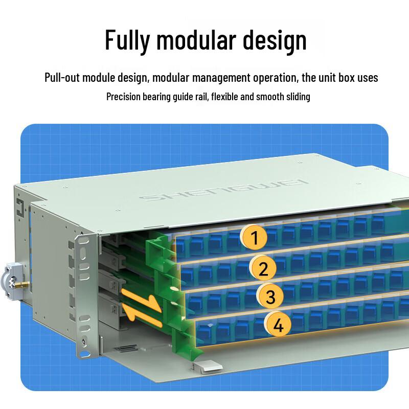 Shengwei 48-Core SC Single-Mode Fiber Optic Distribution Frame