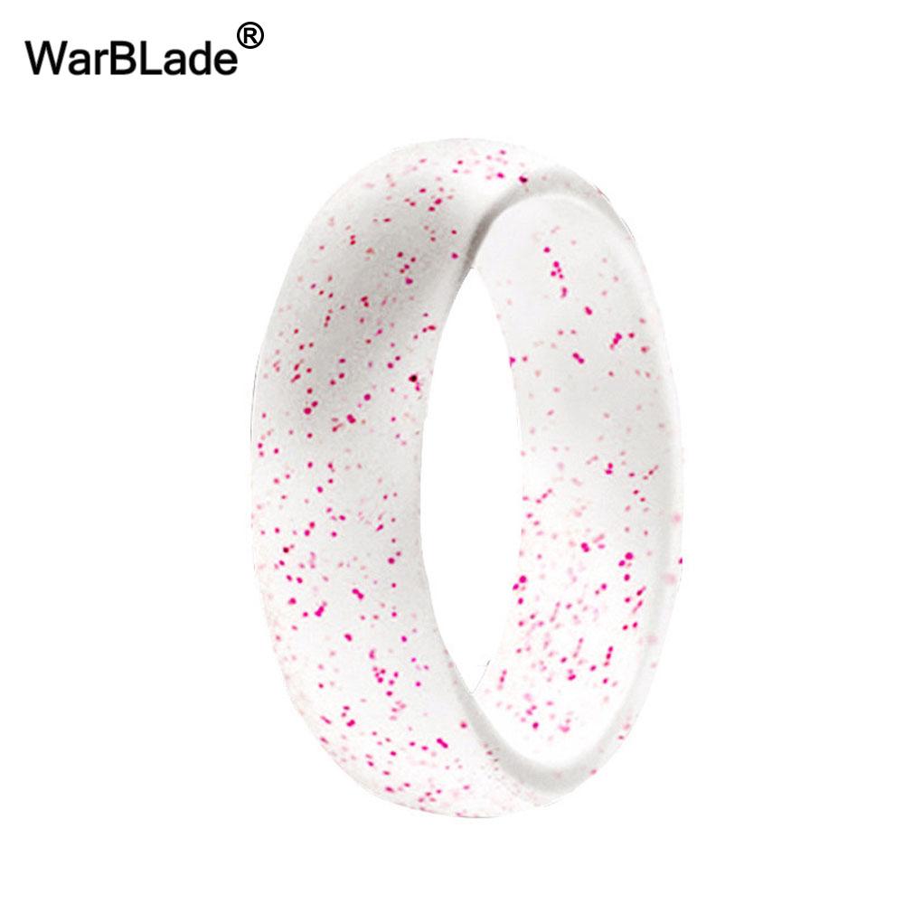 WarBLade 5,7 мм Пищевые силиконовые кольца FDA для женщин Свадебные резиновые кольца Гипоаллергенное гибкое силиконовое кольцо на палец