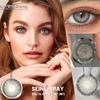 Eyeshare 2 шт. коричневые/серые/синие цветные контактные линзы для глаз натуральные зеленые косметические линзы