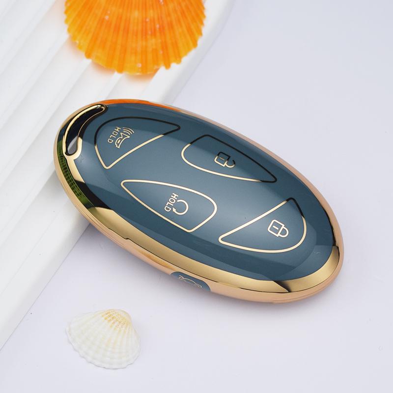5 7 Bottons NEW TPU Car Key Case Cover Shell for Hyundai Grandeur GN7 Kona Ev 2023 Car Smart Romote Key Fob Protetor Accessories