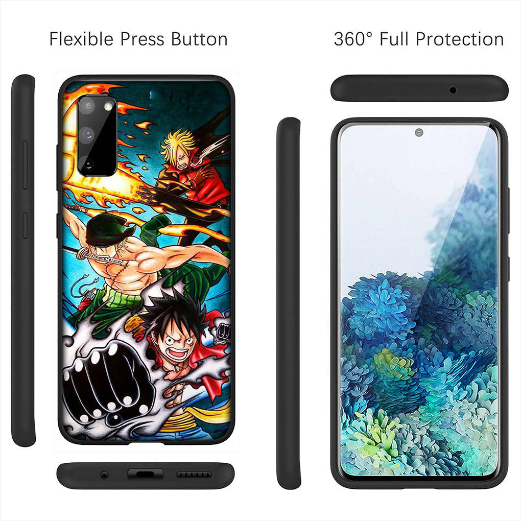 Чехол для iPhone 16 15 Xiaomi Redmi Note 14 13 12 11 Pro Max X 8 9 16e Samsung Galaxy S25 S24 S23 Moto OPPO Huawei Comics One Piece Luffy Phone Case