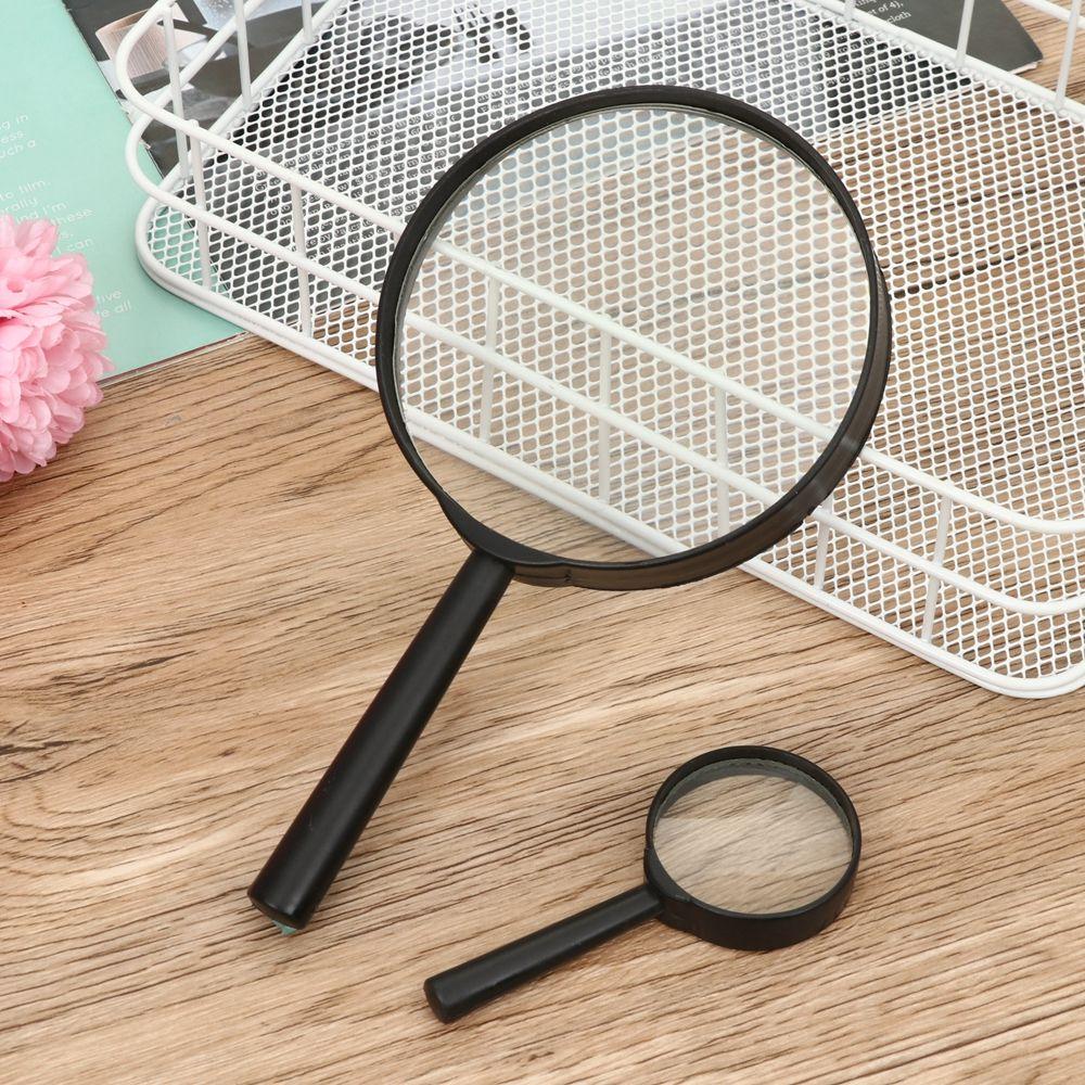 40/50/60/75/90/100/110/130mm Reading Glass Lens Hand Held Magnifier 5X Magnifying Jewelry Loupe